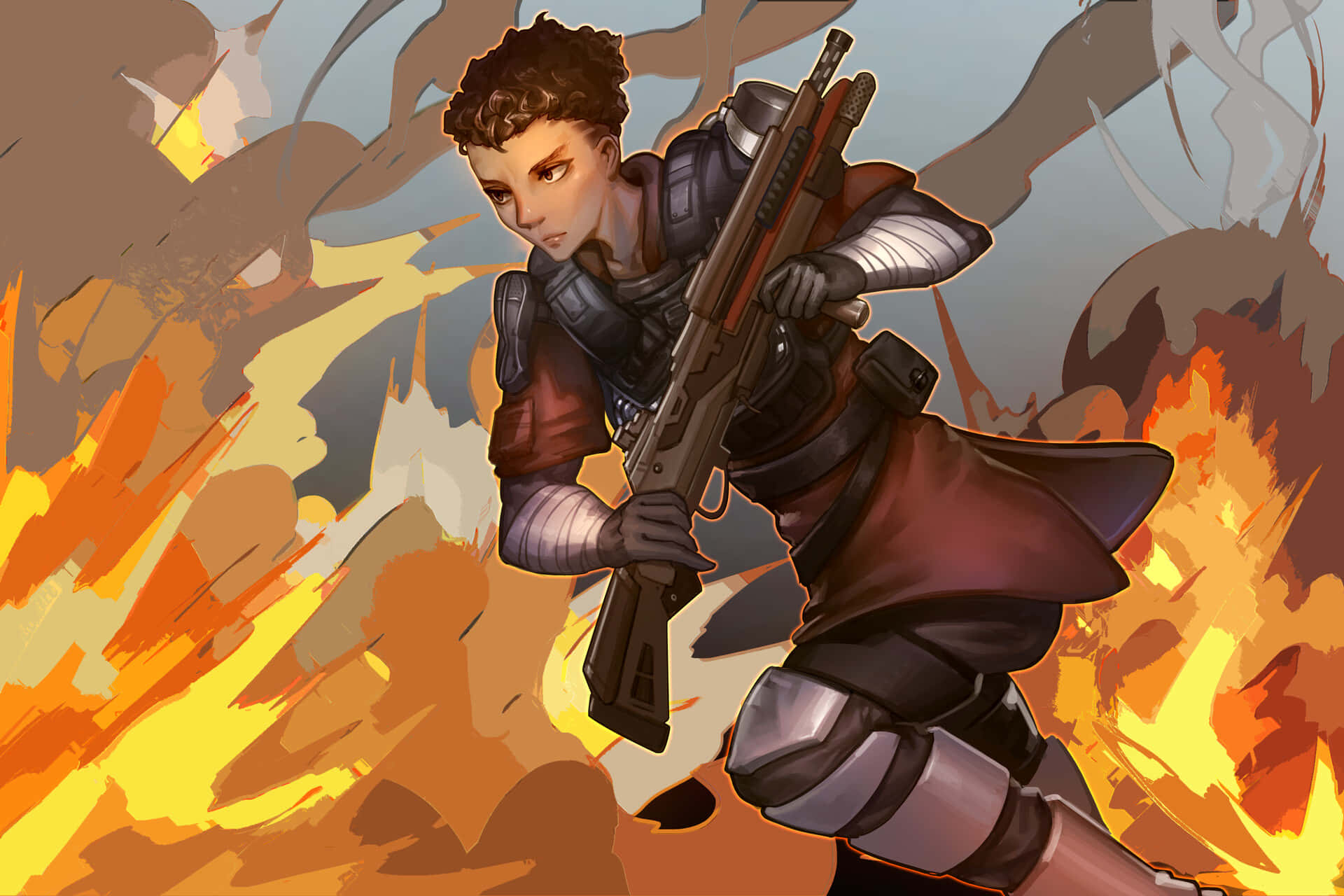 Bangalore Apex, soldier, armor, Full HD Desktop Wallpaper