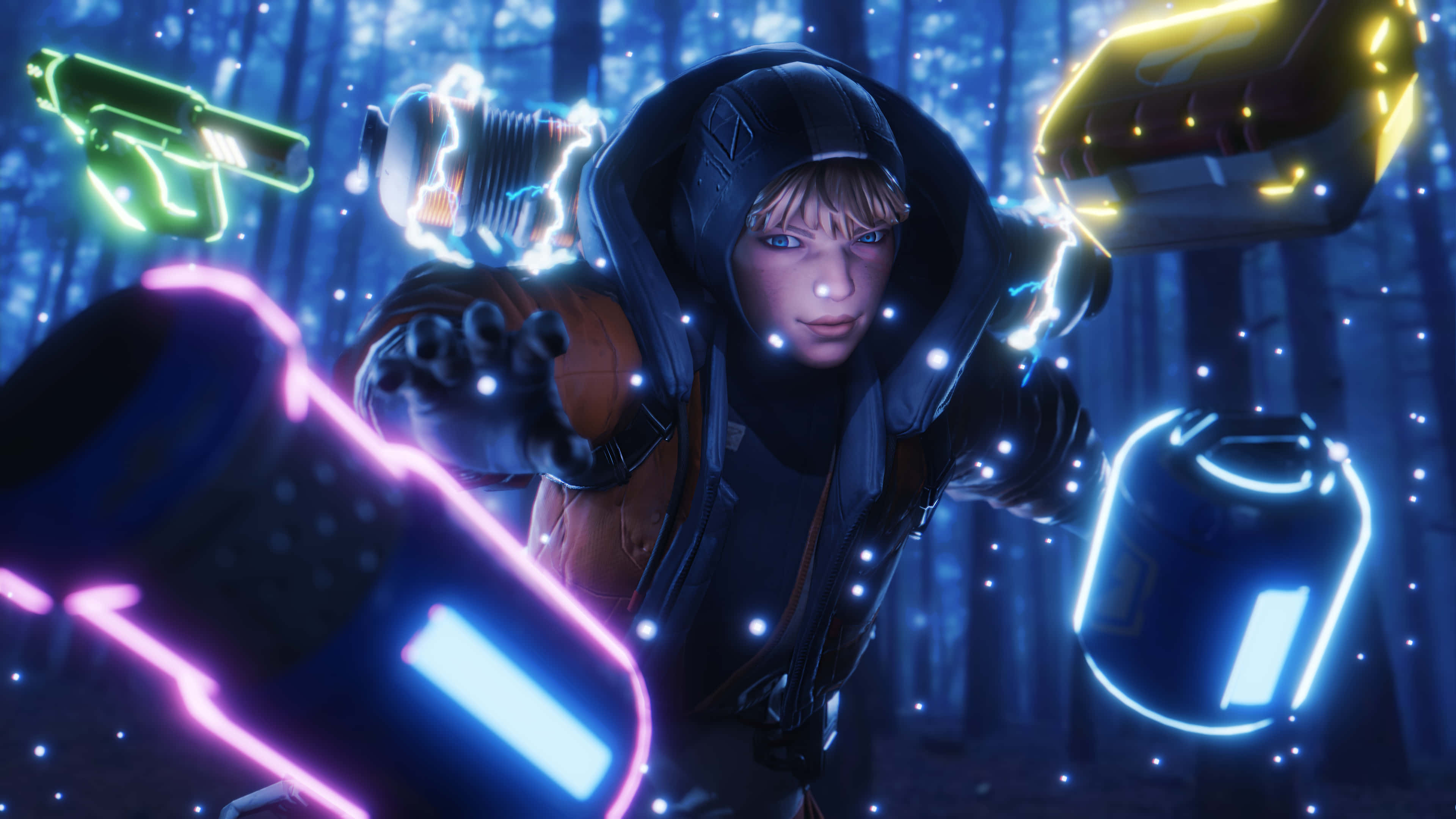 Bangalore Apex, hooded jacket, dark forest, 4K Desktop Wallpaper