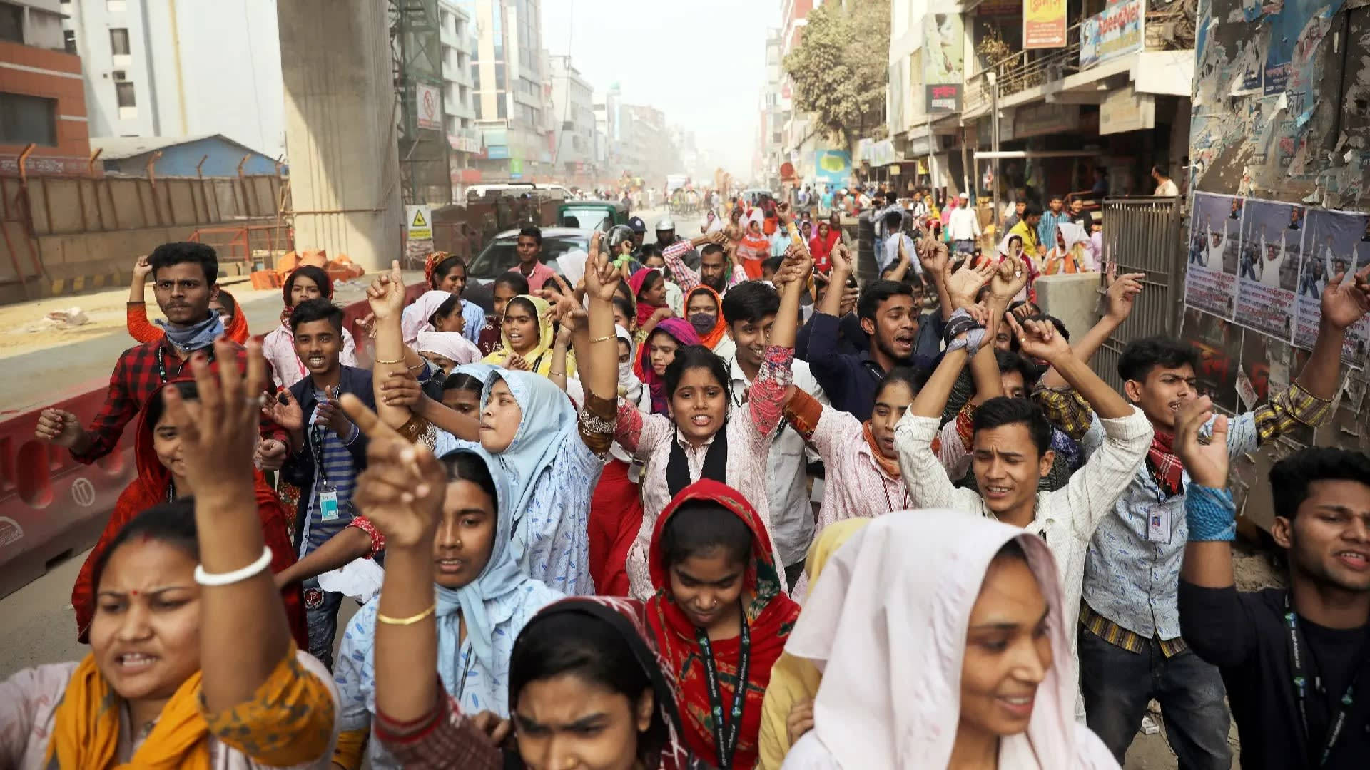 Bangladesh, human rights protest, crowd, Full HD Desktop Wallpaper