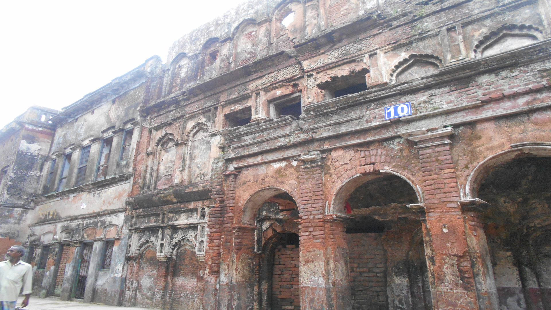 Bangladesh, old heritage, weathered brick building, Full HD Desktop Wallpaper