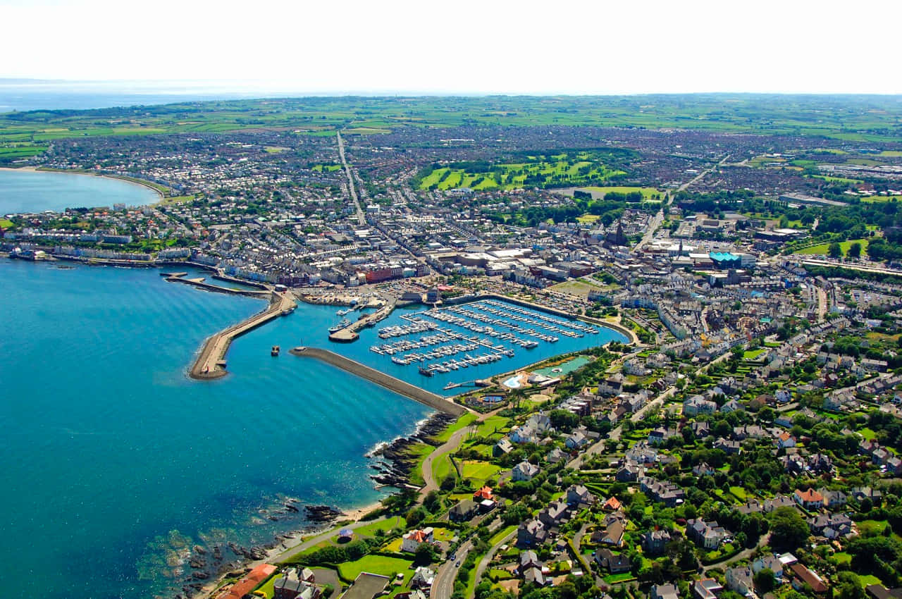 Bangor United Kingdom, coastal town, bustling harbor, HD Desktop Wallpaper