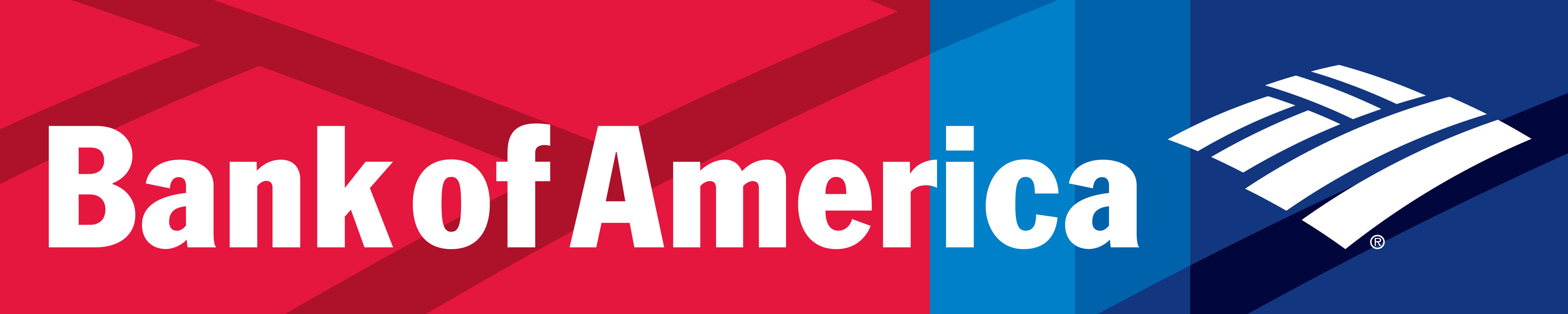 Bank Of America, blue, red, 5K Desktop Wallpaper