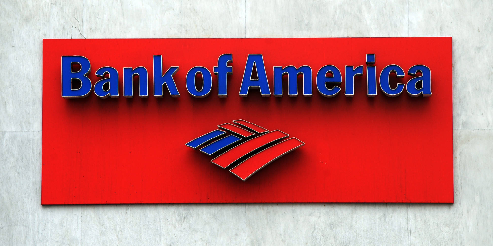 Bank Of America, red, blue lettering, Full HD Desktop Wallpaper