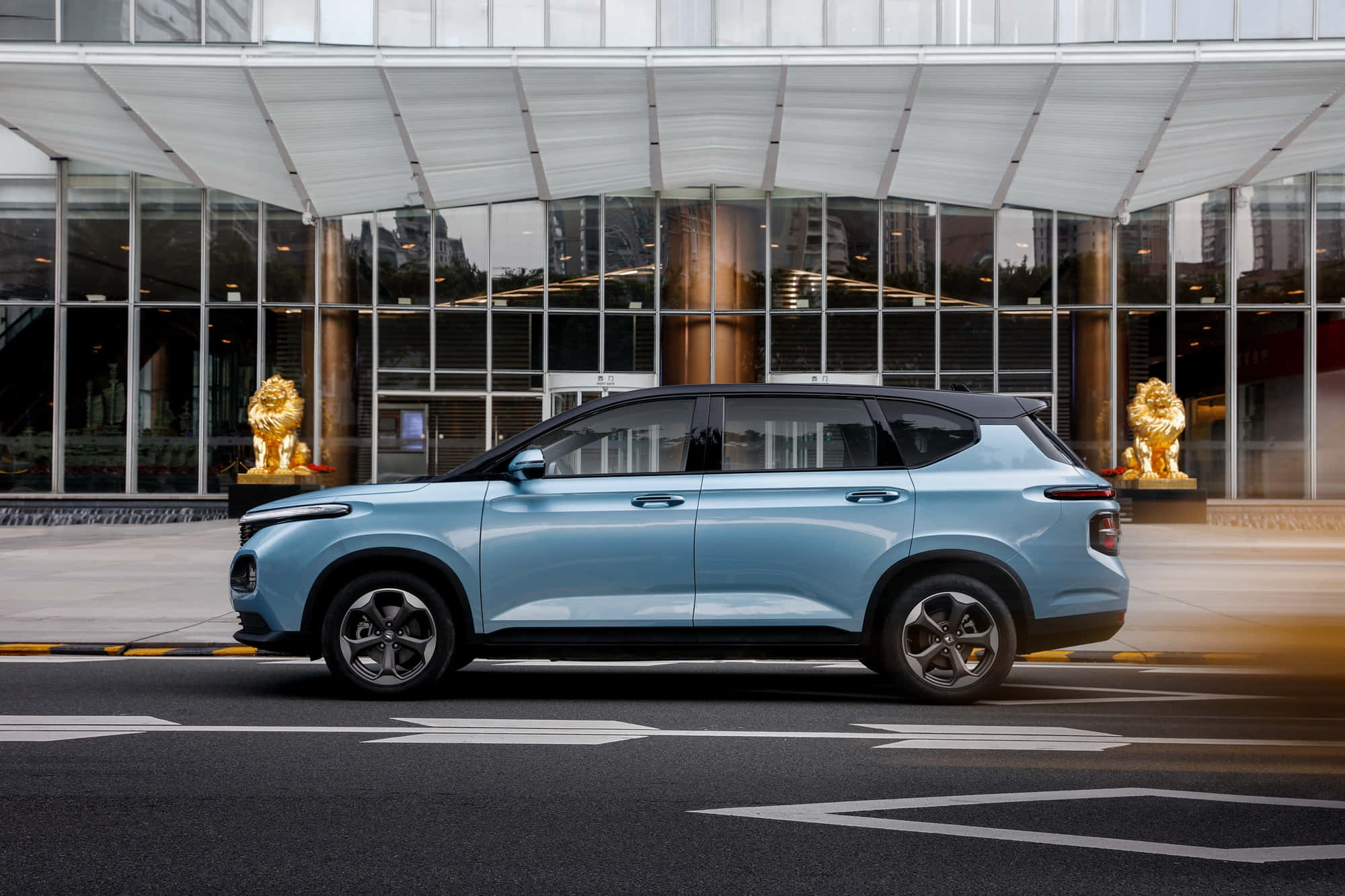 Baojun Rm-5, Modern S U V, light blue, Full HD Desktop Wallpaper