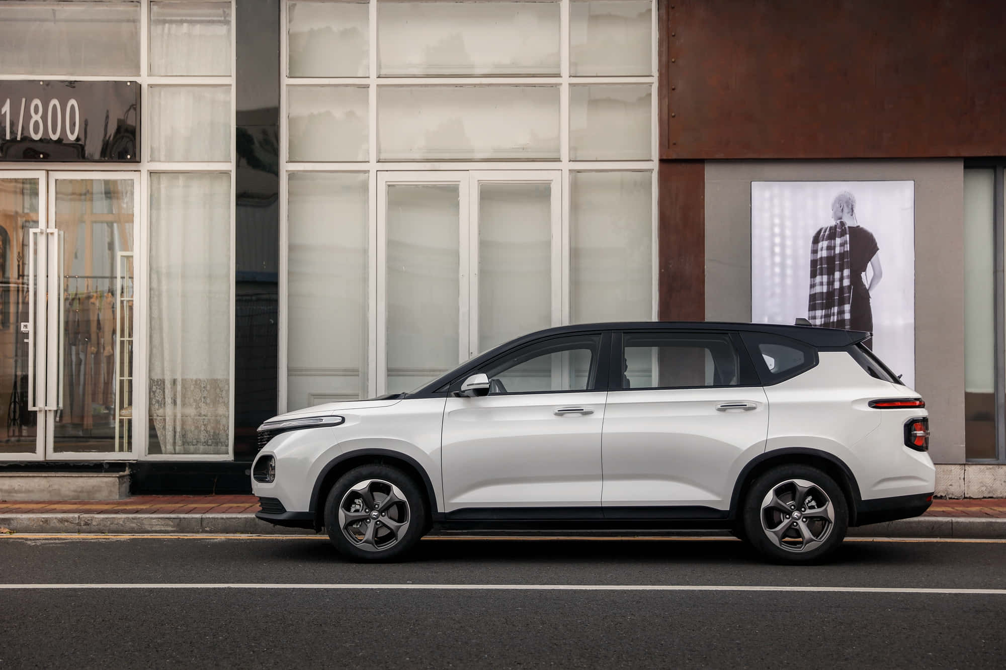 Baojun Rm-5, white, city street, Full HD Desktop Wallpaper