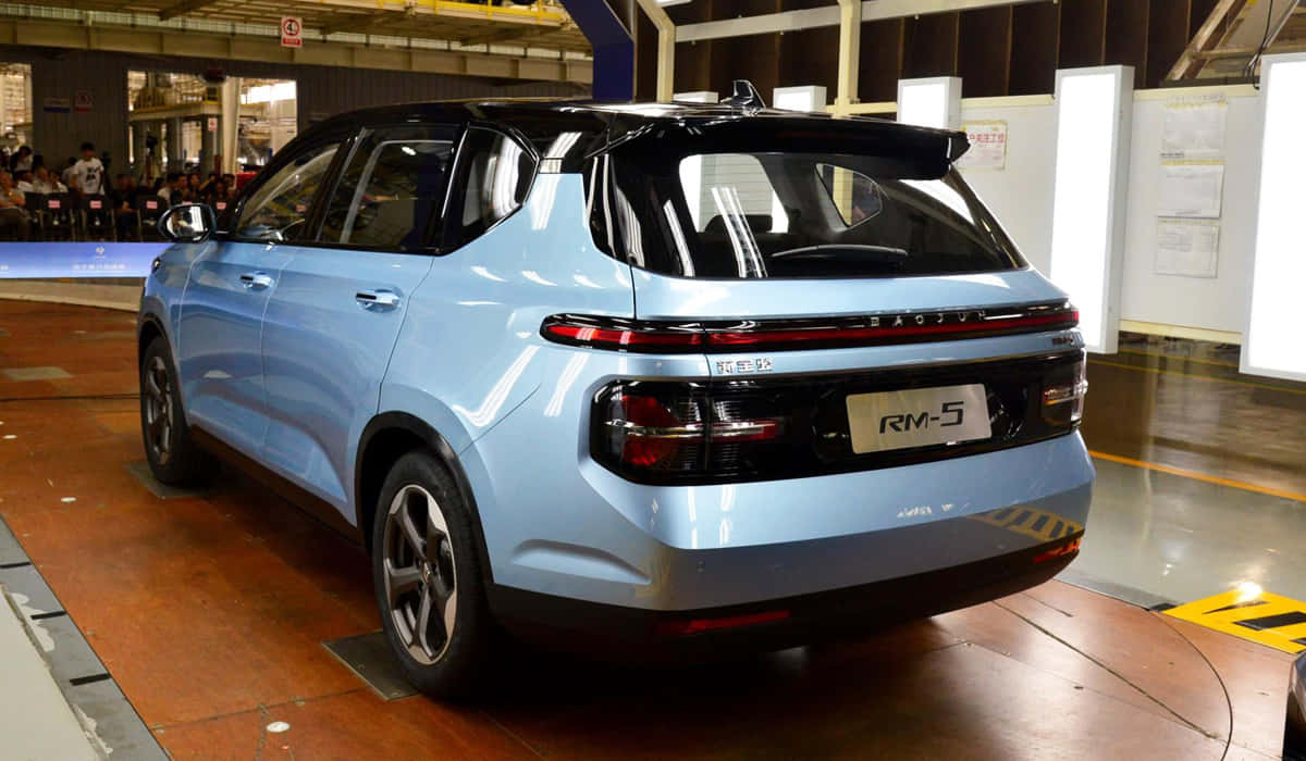 Baojun RM-5, Blue, SUV, SD Desktop Wallpaper