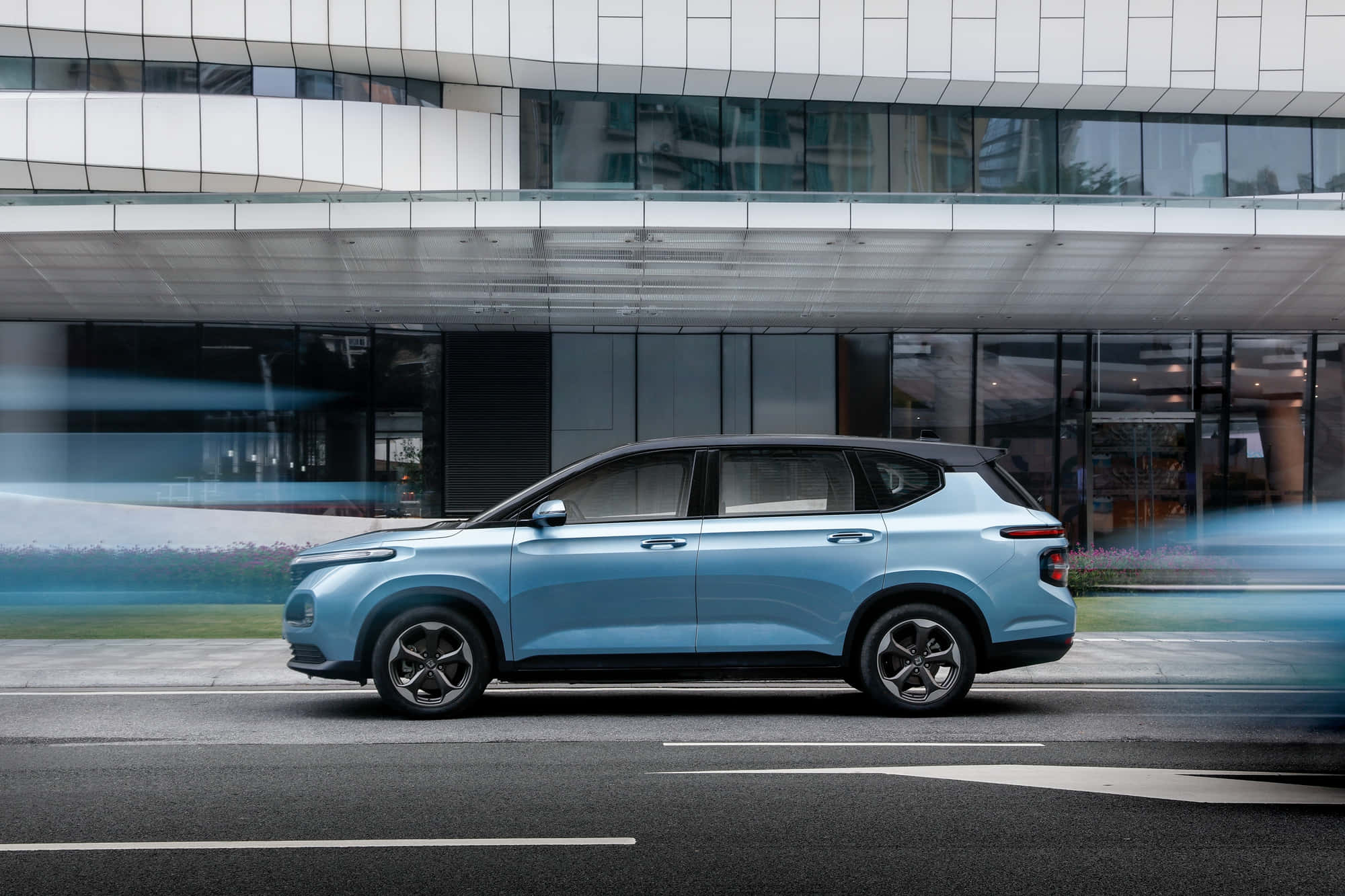 Baojun, light blue, SUV, Full HD Desktop Wallpaper