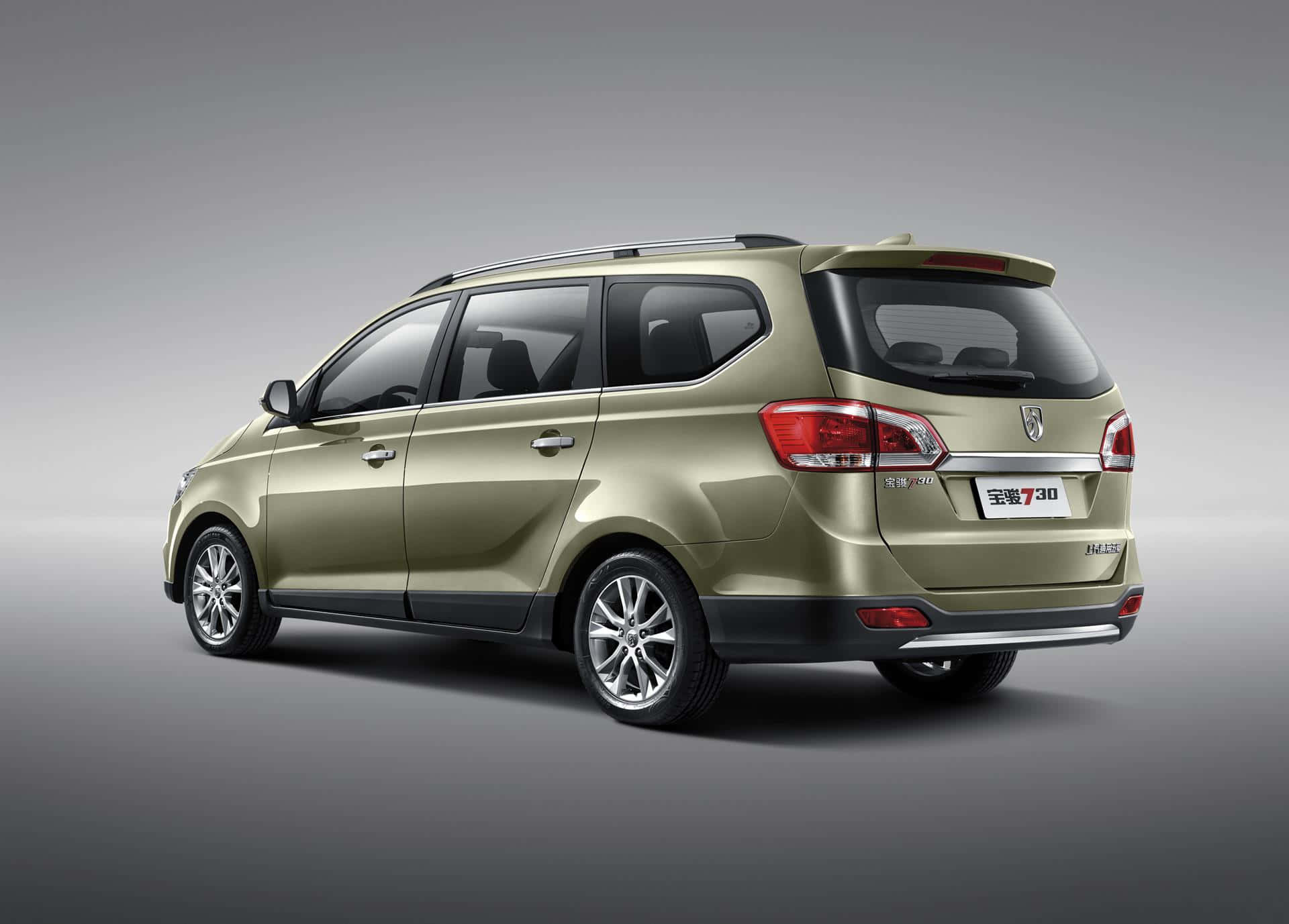 Baojun 1920, gold, minivan, Full HD Desktop Wallpaper