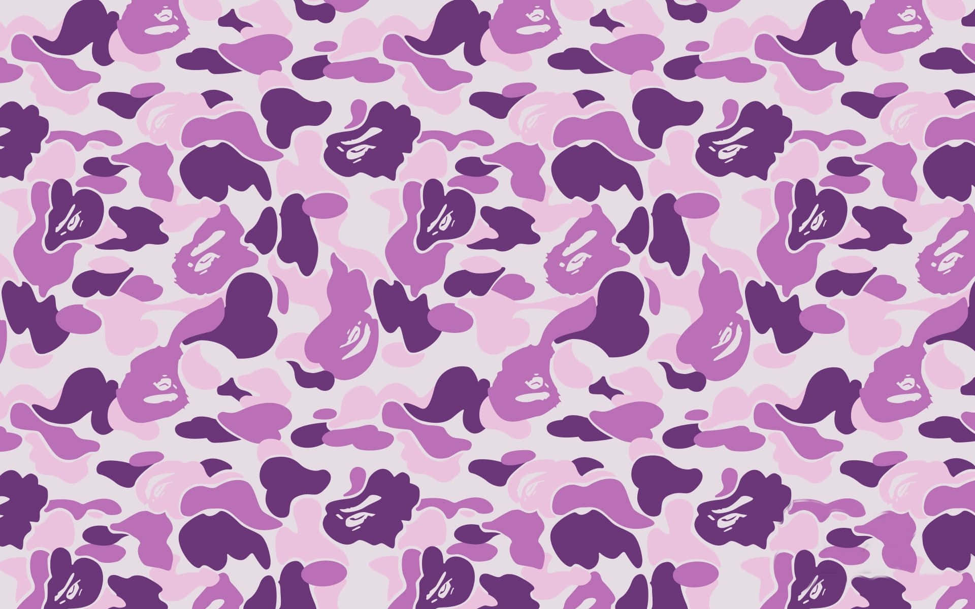 Bape Camo, purple, black, Full HD Desktop Wallpaper