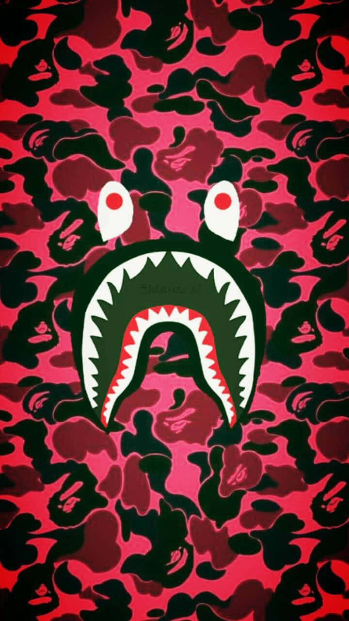 Bape, iPhone 6, shark camo, HD Phone Wallpaper