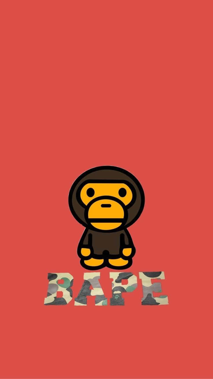 Bape iPhone 6, cartoon ape, black hoodie, HD Phone Wallpaper