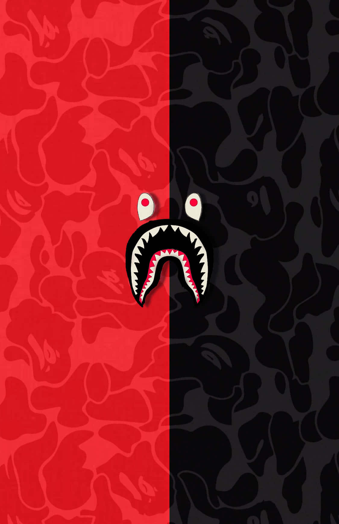 Bape, iPhone 6, shark head, HD Phone Wallpaper