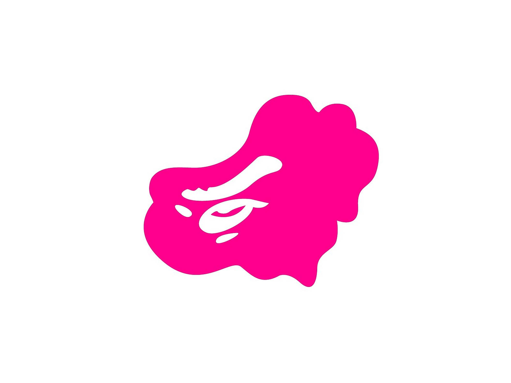 BAPE Logo, pink, abstract shape, Full HD Desktop Wallpaper