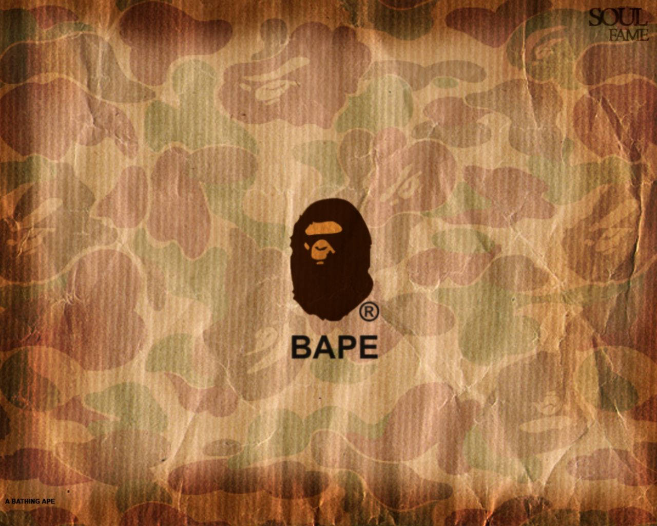 BAPE, ape head logo, bold black text, HD Desktop Wallpaper