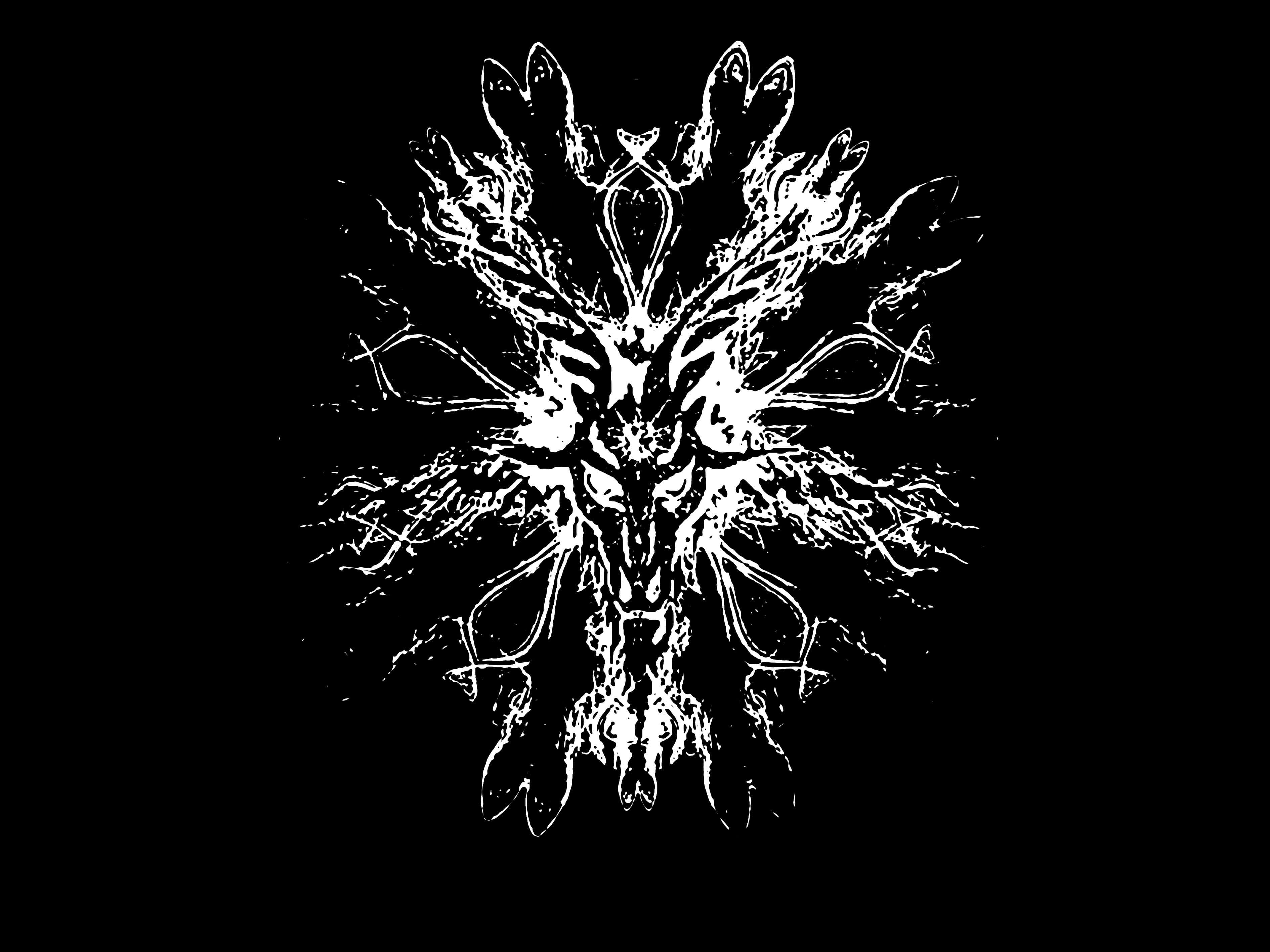 Baphomet, abstract, symmetrical, 2K Desktop Wallpaper