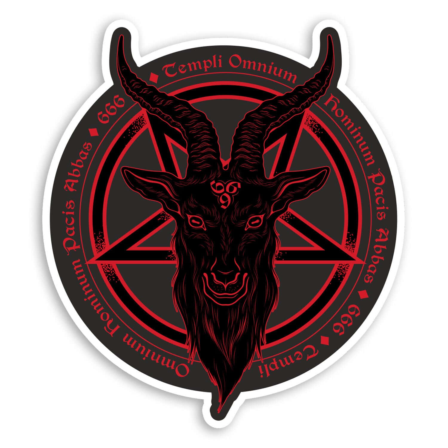 Baphomet, goat-headed figure, pentagram, HD Desktop Wallpaper