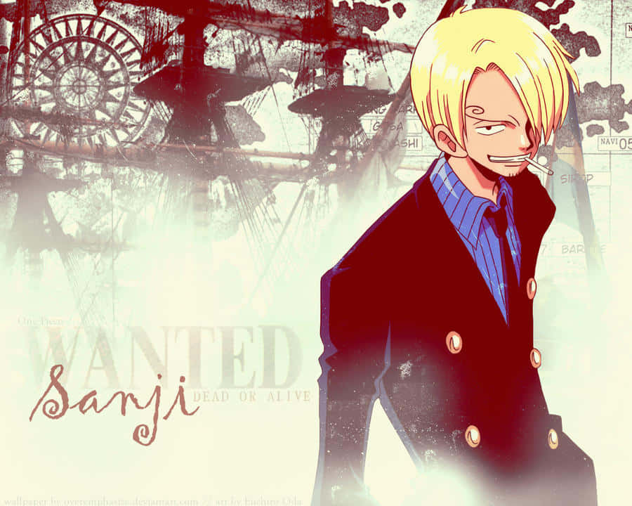 Baratie, anime character, blonde hair, SD Desktop Wallpaper