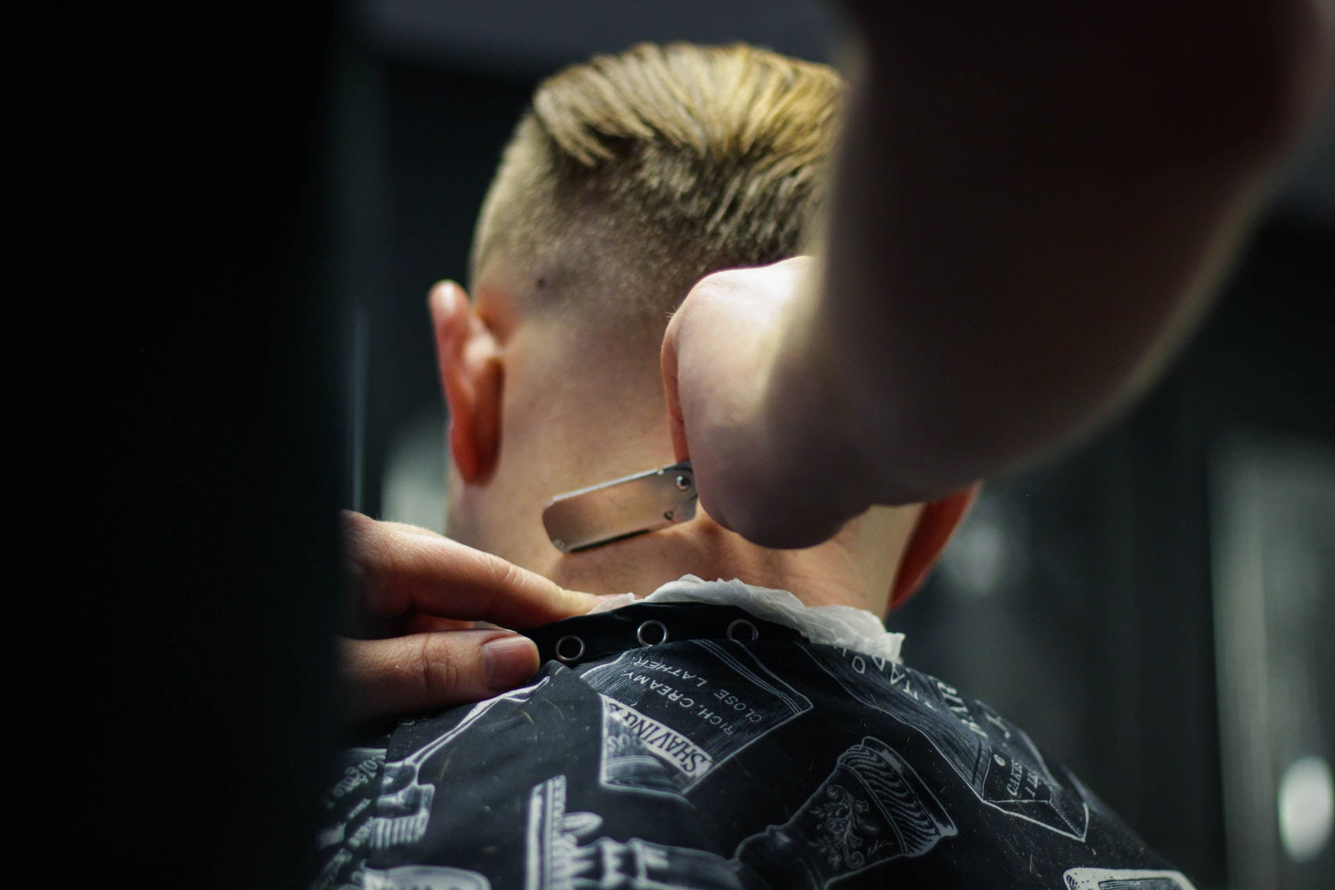 barber, mens haircut fade, straight razor, Full HD Desktop Wallpaper