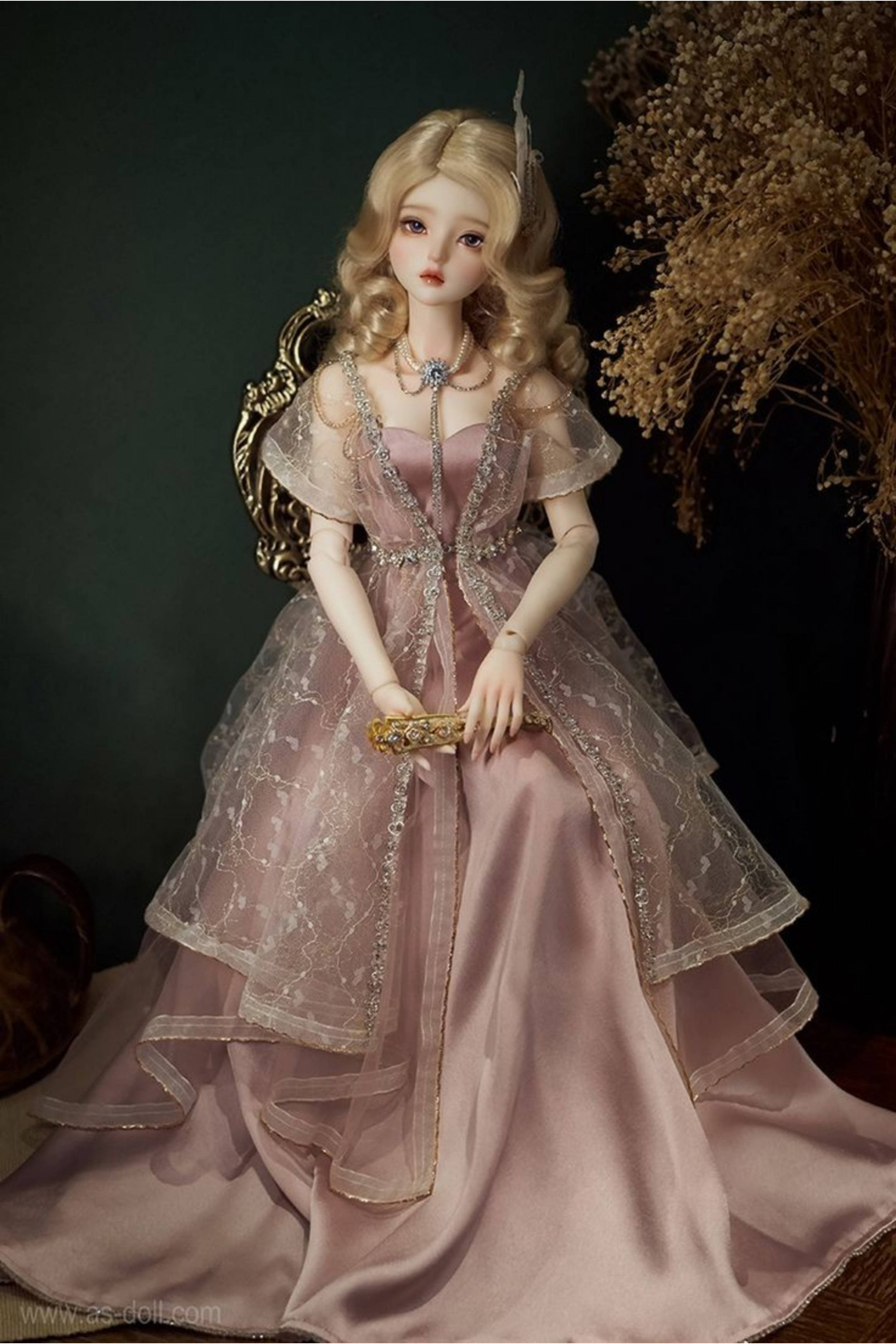 Barbie Doll, angelic face, porcelain doll, 2K Phone Wallpaper