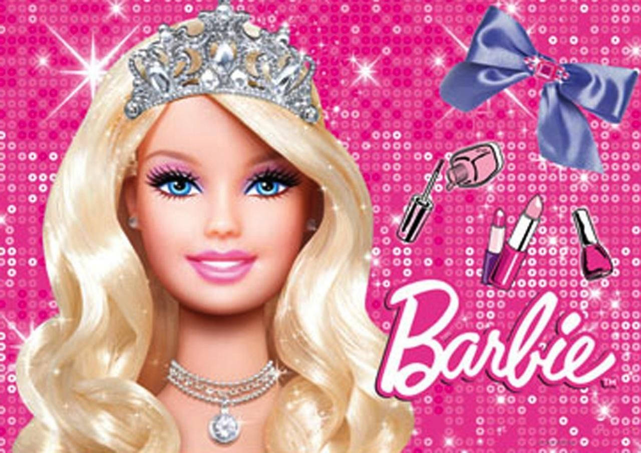 Barbie, blonde hair, blue eyes, HD Desktop Wallpaper