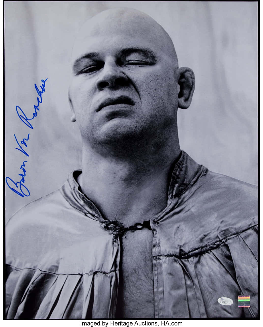 Baron Von Raschke, grayscale, bald man, HD Phone Wallpaper