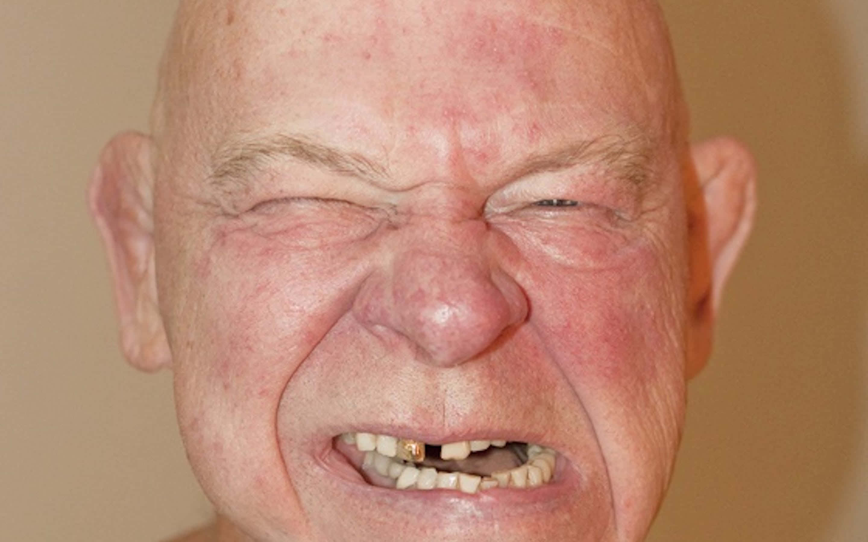 Baron Von Raschke, elderly bald man, wrinkled skin, 2K Desktop Wallpaper