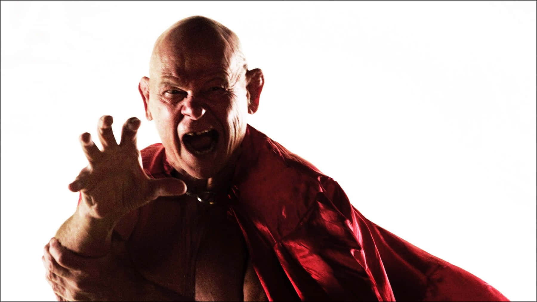 Baron Von Raschke, red cape, bald man, HD Desktop Wallpaper