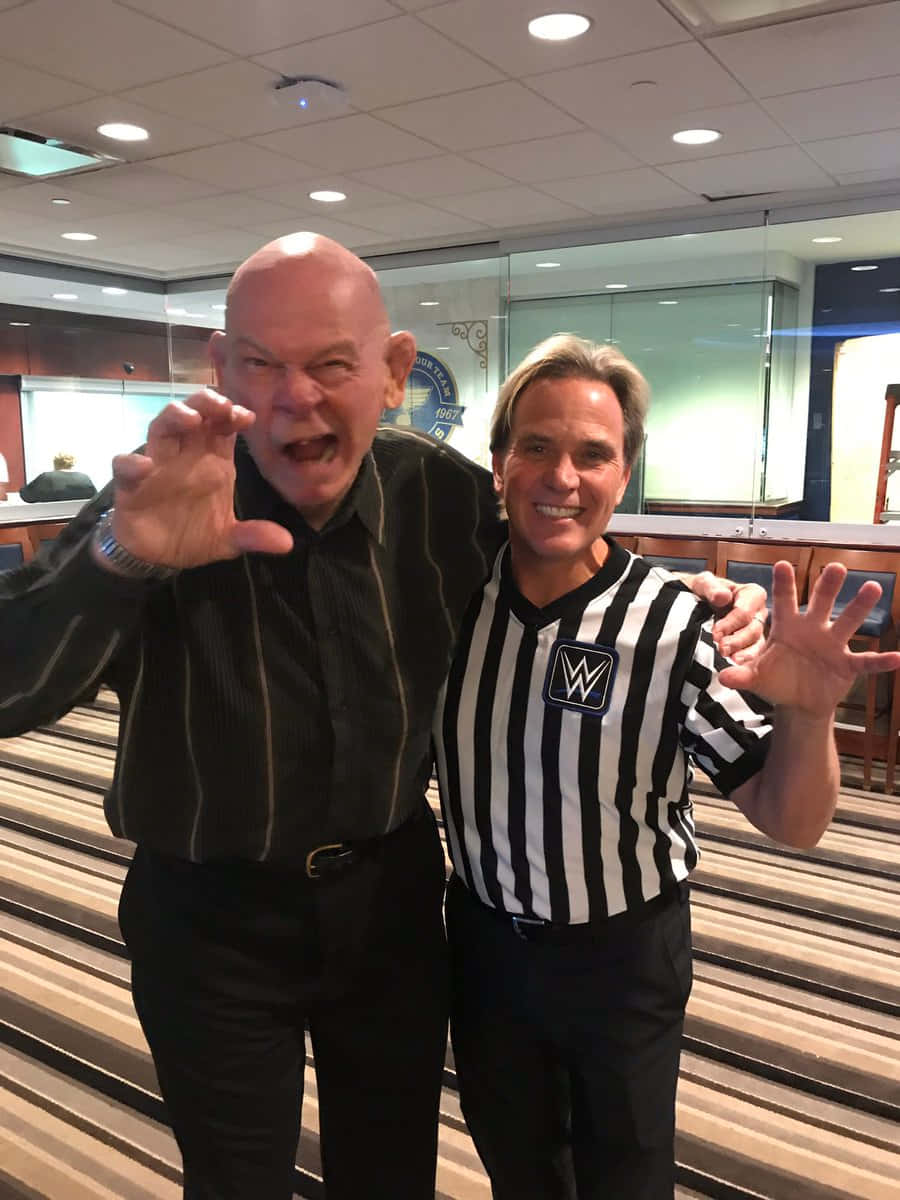 Baron Von Raschke, WWE referee, WWE referee shirt, SD Phone Wallpaper