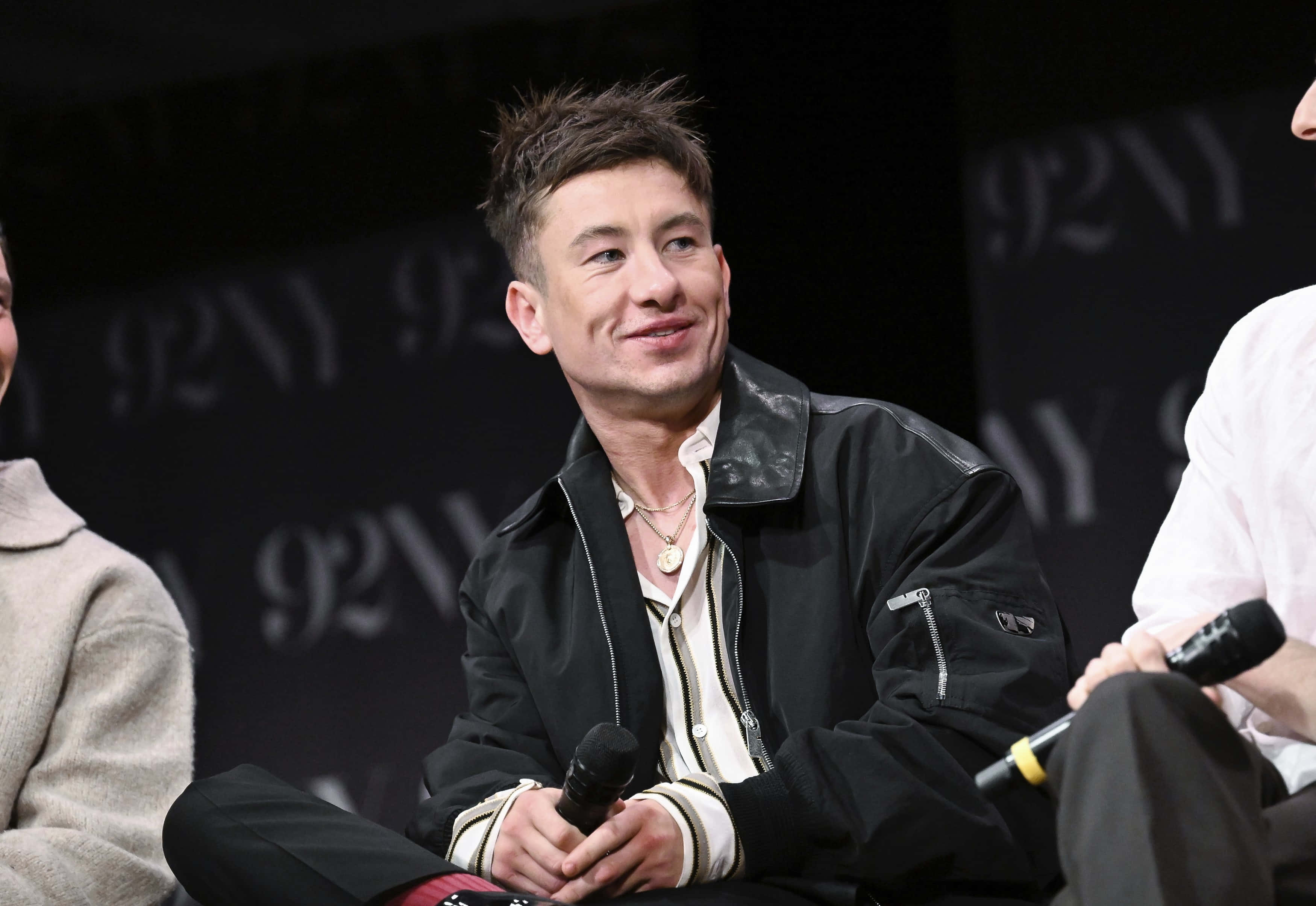 Barry Keoghan, 92NY, black jacket, 2K Desktop Wallpaper