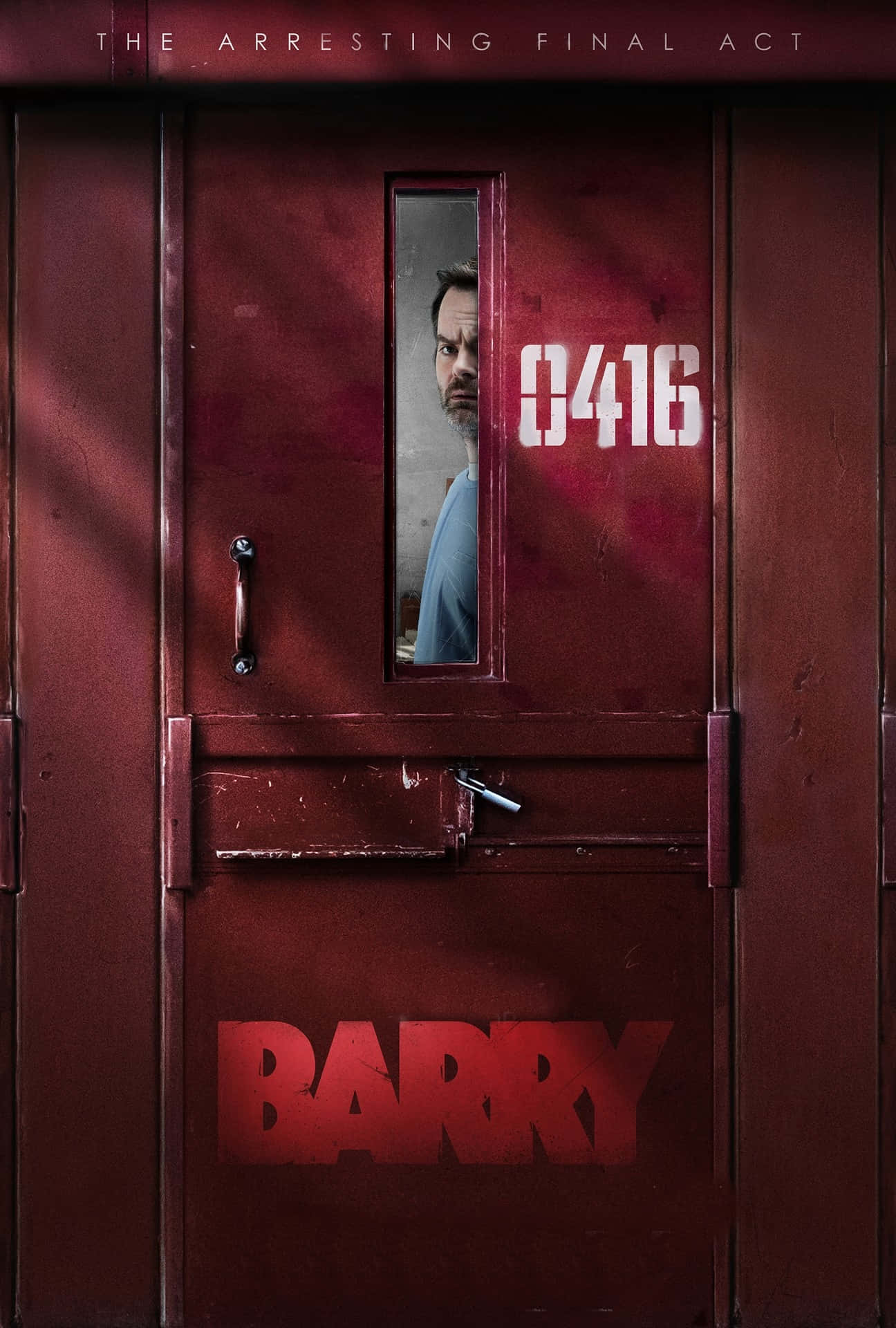 Barry, blood-red prison door, 0416, Full HD Phone Wallpaper