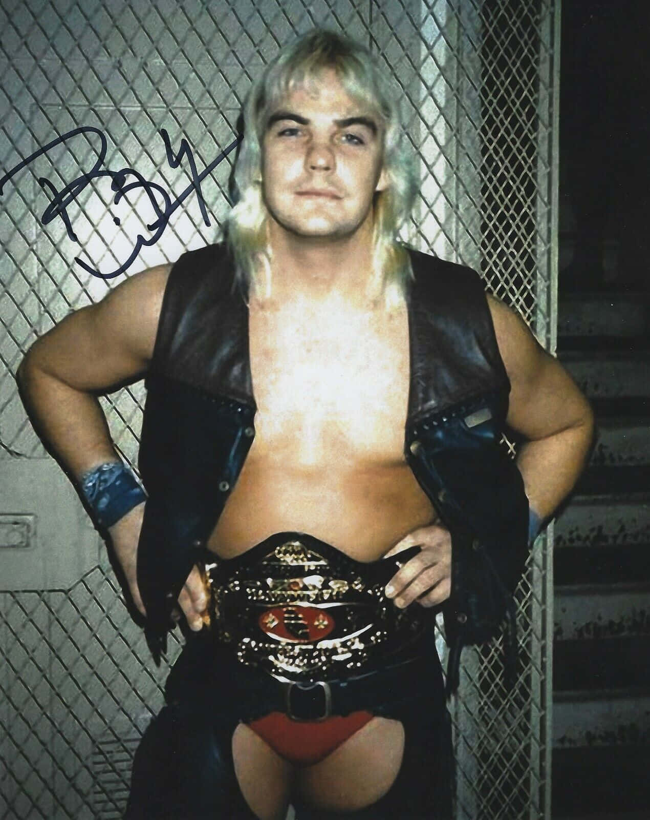 Barry Windham, black blazer, leather vest, HD Phone Wallpaper