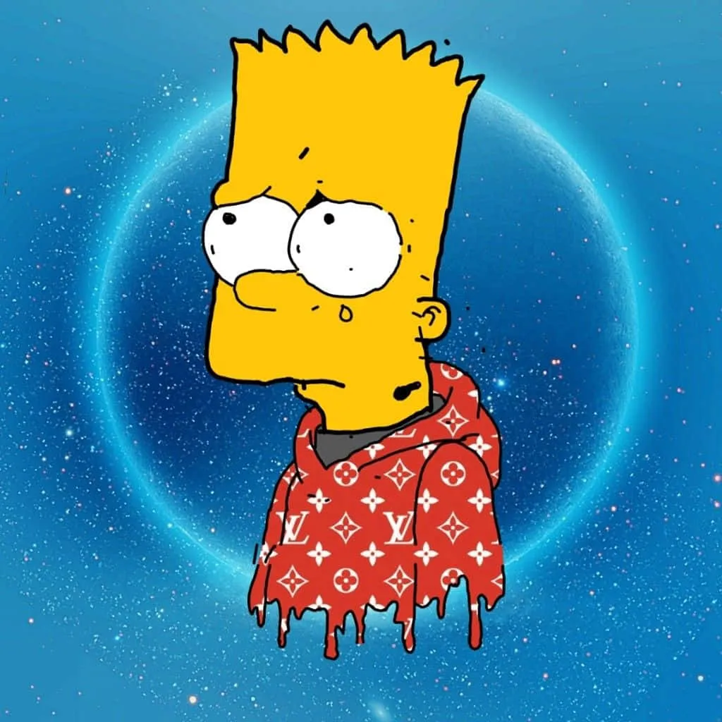 Bart Simpson Crying