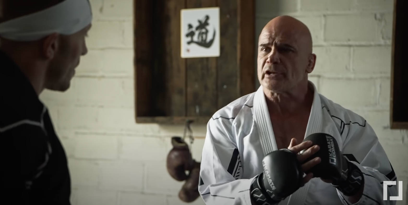 Bas Rutten, white gi, black gloves, HD Desktop Wallpaper