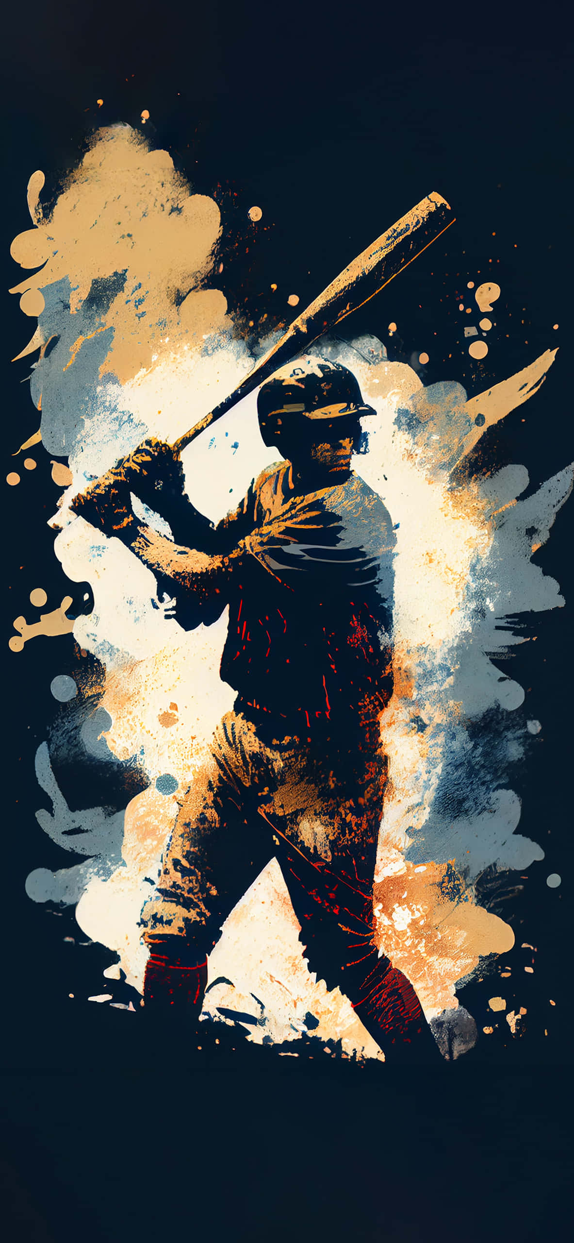 baseball player, vintage uniform, bat, 2K Phone Wallpaper