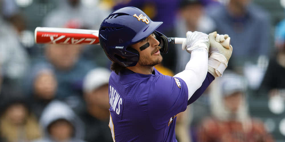 L S U, purple uniform, blue helmet, SD Desktop Wallpaper