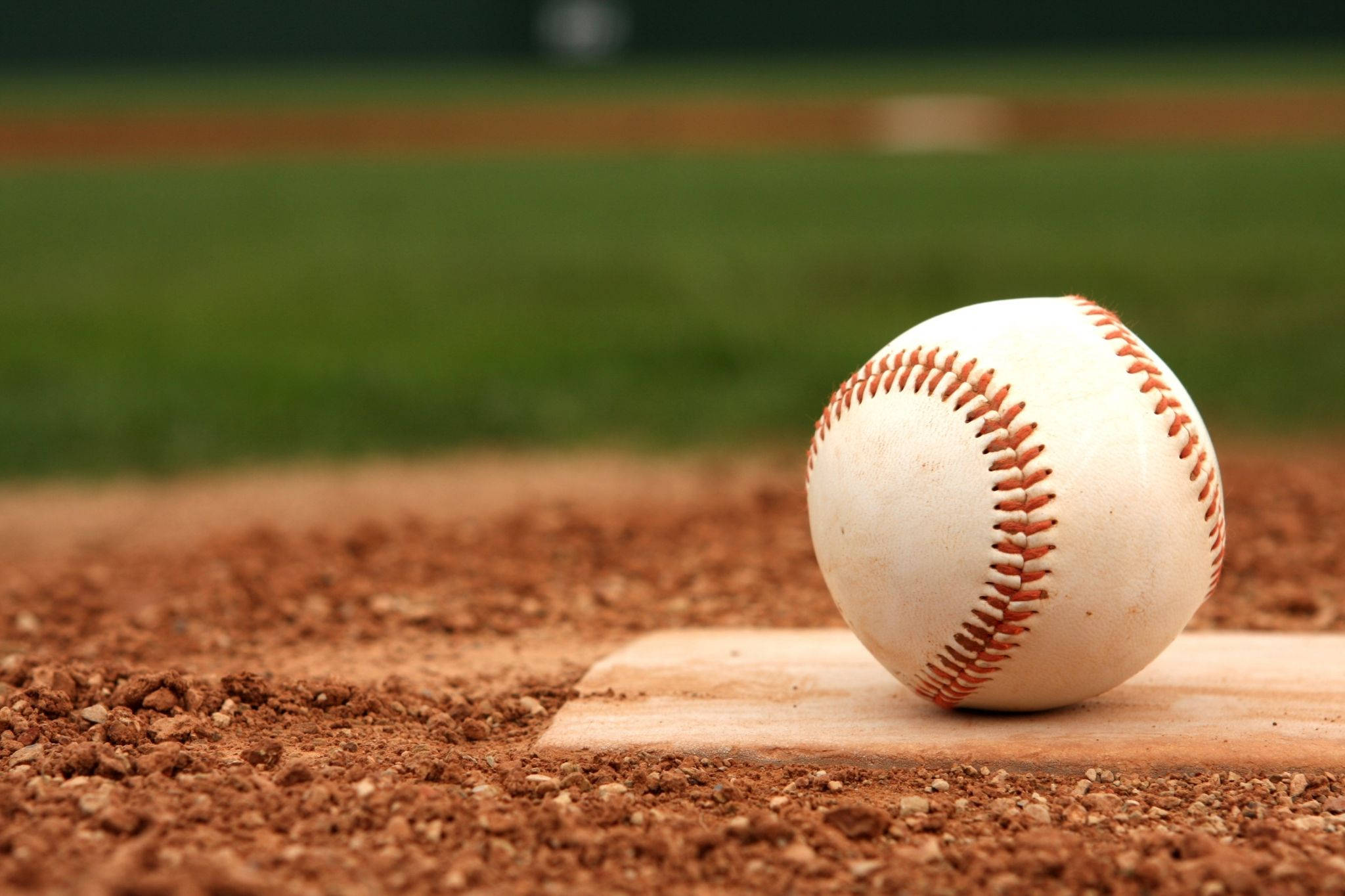 baseball, home plate, wooden batter's box, Full HD Desktop Wallpaper