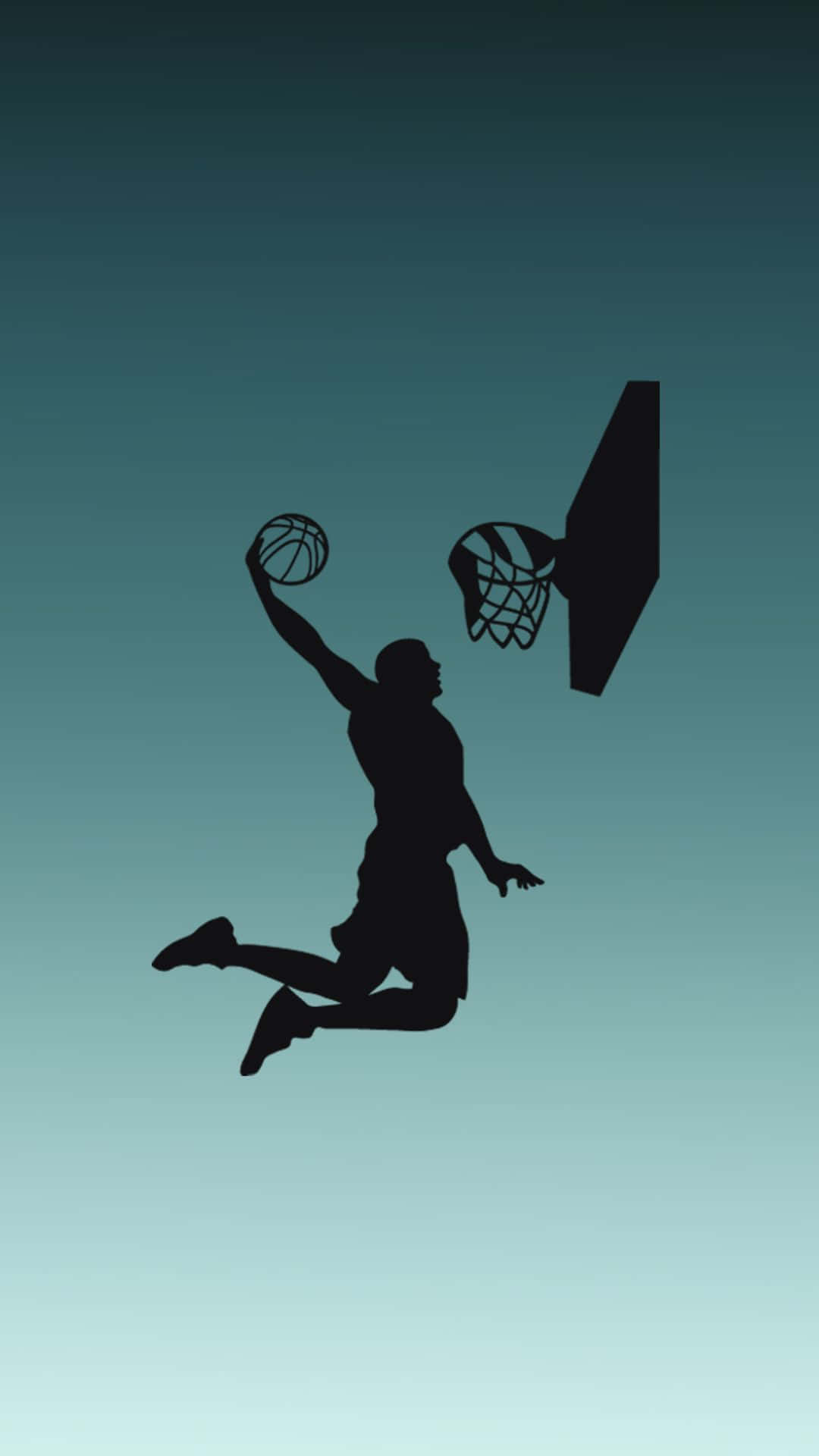 Basketball Aesthetic, silhouette, basketball player, Full HD Phone Wallpaper
