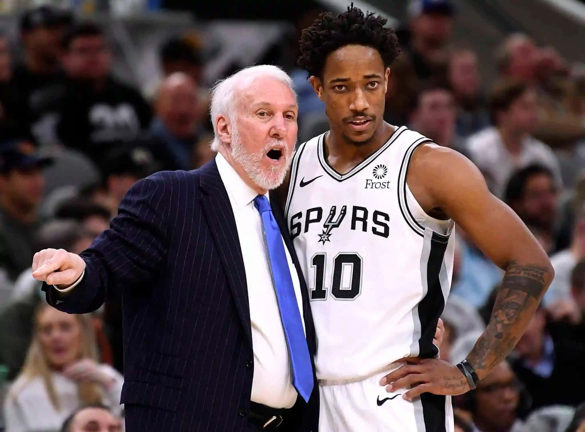 pinstripe suit, Spurs player, number 10, Full HD Desktop Wallpaper