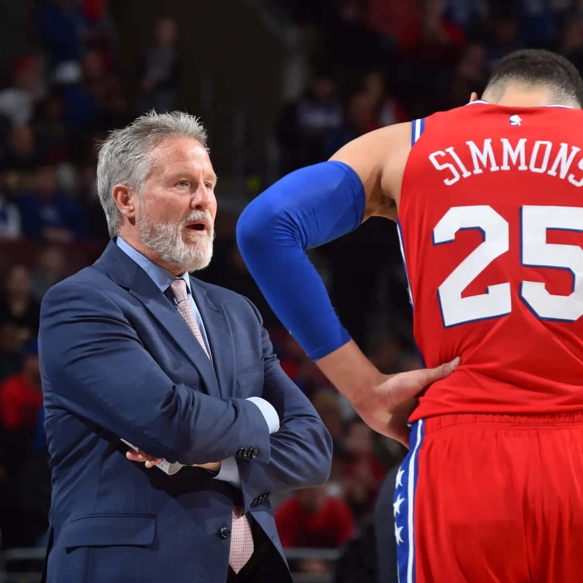 basketball coach, suit, red 25 jersey, SD Desktop Wallpaper