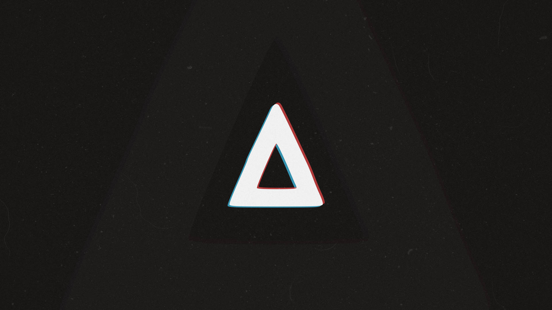 Bastille, triangle logo, red and blue edges, Full HD Desktop Wallpaper