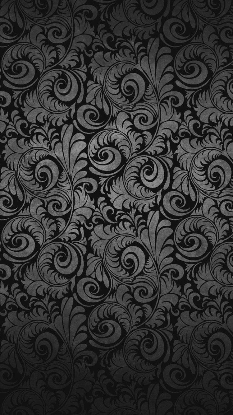 Batik, black, gray, HD Phone Wallpaper
