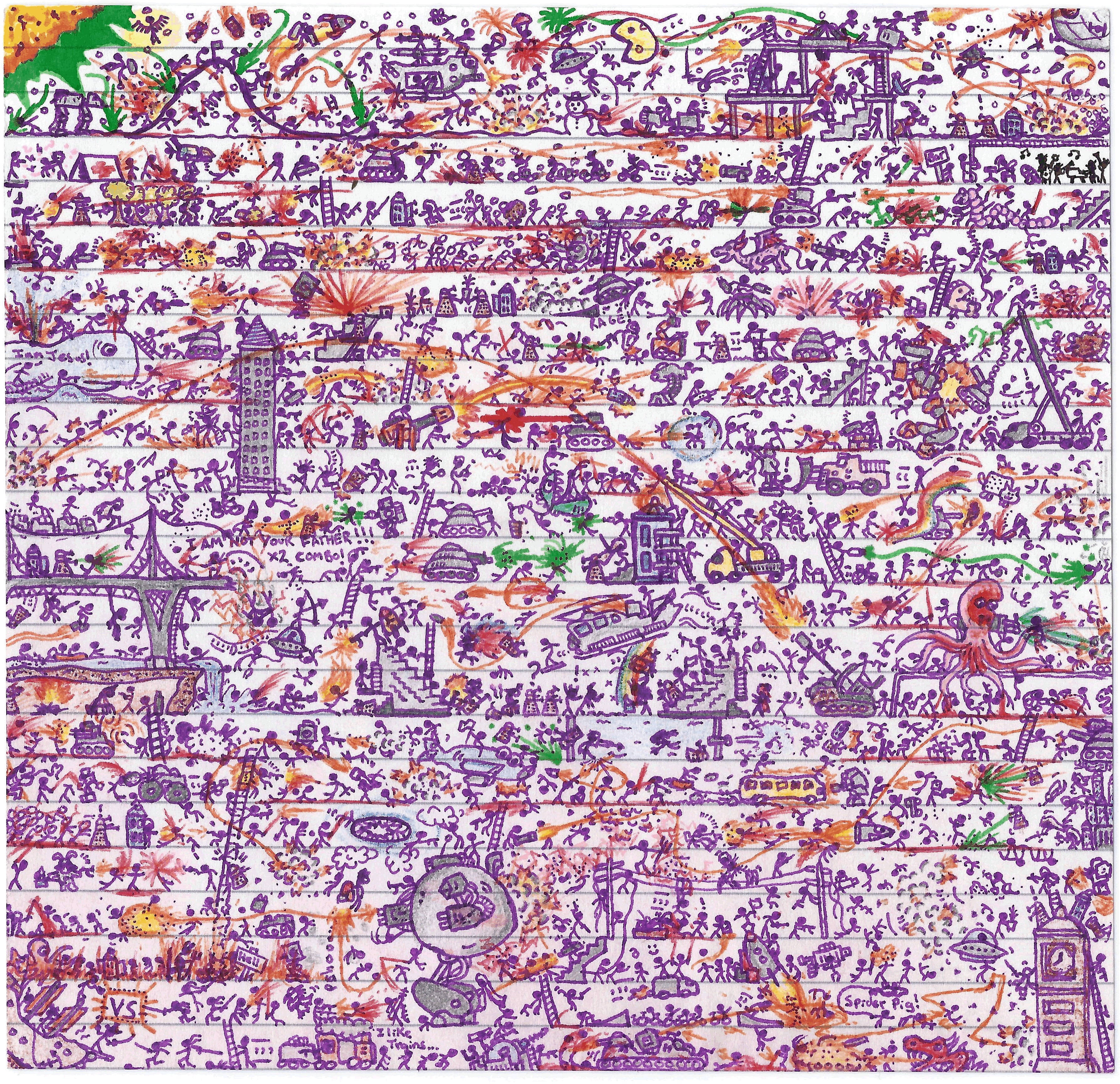 purple white batik, purple, orange, 2K Desktop Wallpaper