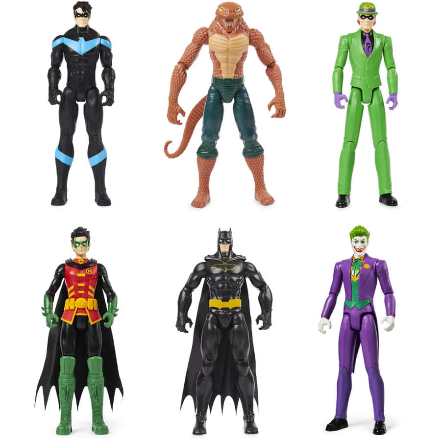 Batman and Robin, action figures, moonlight, SD Desktop Wallpaper
