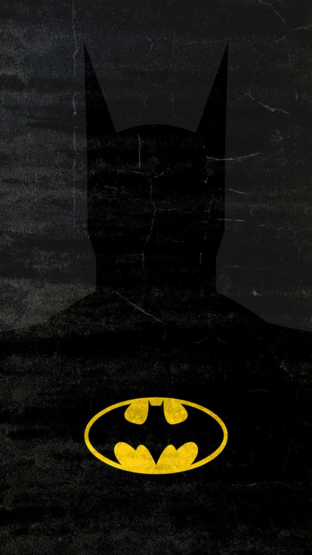 Batman Android, Batman, yellow bat symbol, Full HD Phone Wallpaper