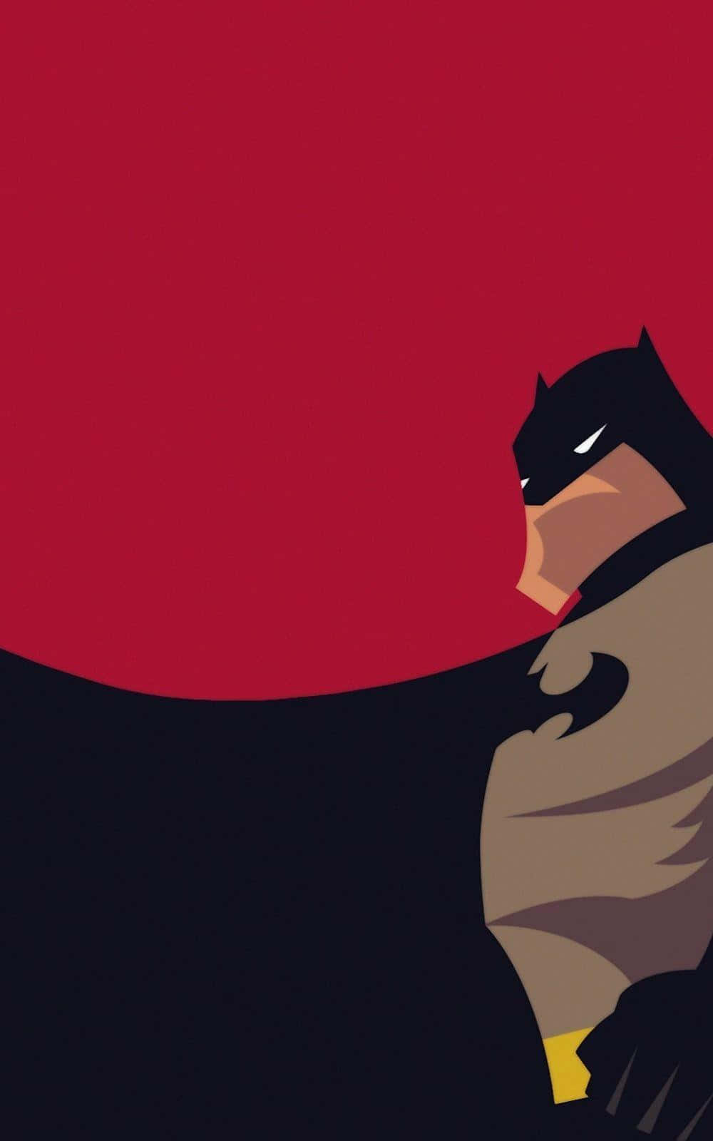 Batman Android, Batman, red and black, HD Phone Wallpaper