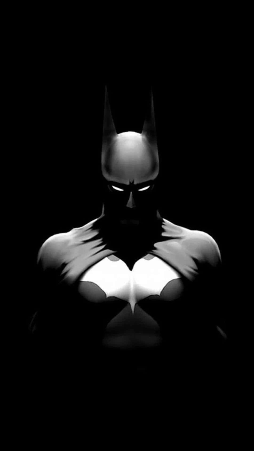 Batman Android, Batman, glowing eyes, Full HD Phone Wallpaper