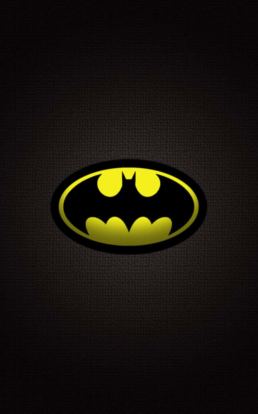 Batman Android, black and yellow logo, glowing yellow bat symbol, HD Phone Wallpaper