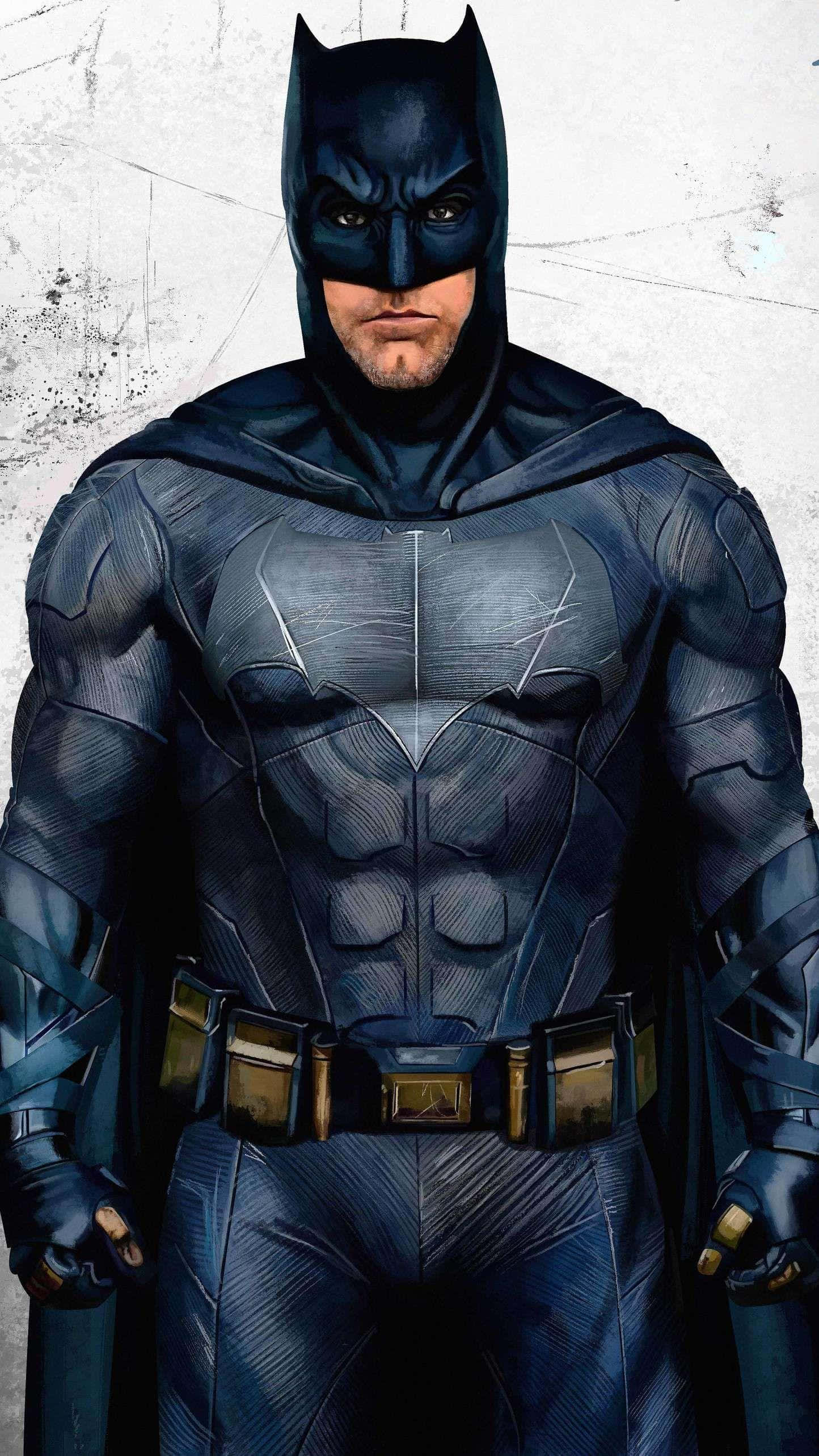 Batman, armored suit, gritty urban setting, 2K Phone Wallpaper