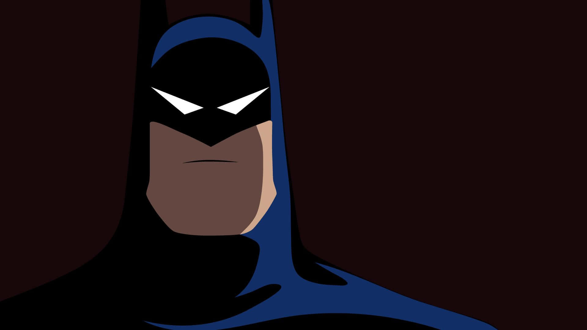 Batman, dark blue cowl, deep maroon background, Full HD Desktop Wallpaper