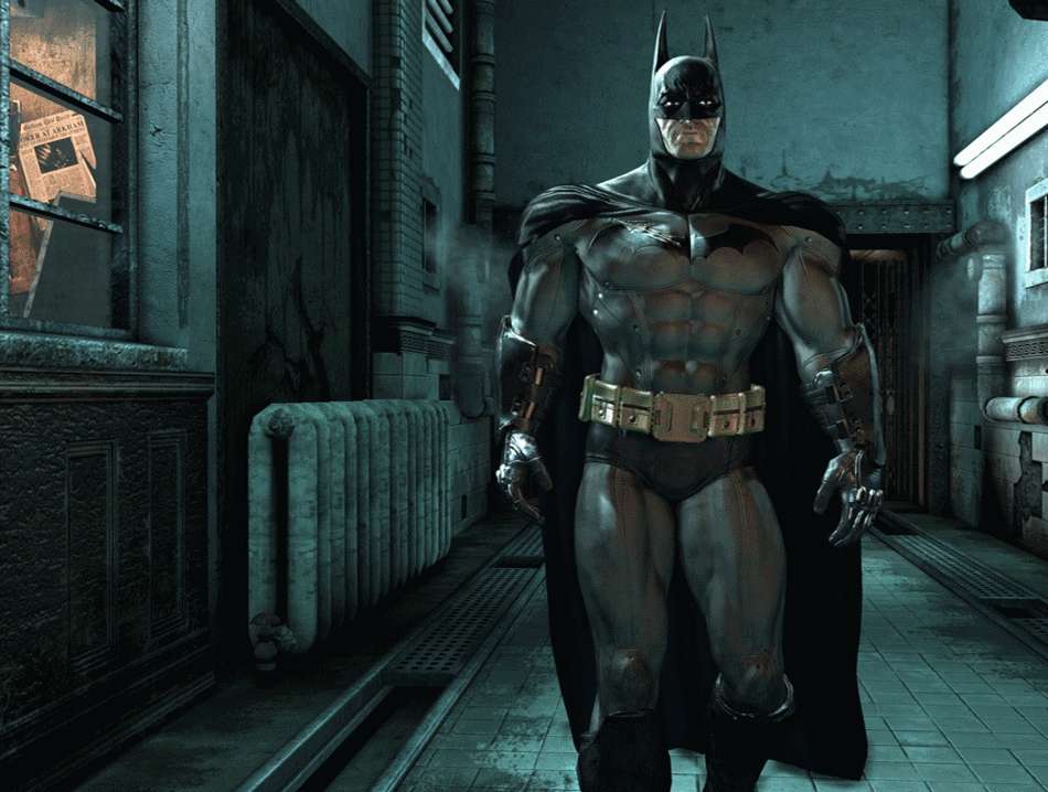 Batman, Arkham Asylum, dimly lit, SD Desktop Wallpaper